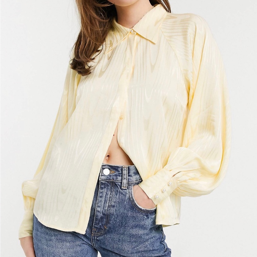 InWear Yellow Silky Camelia Shirt